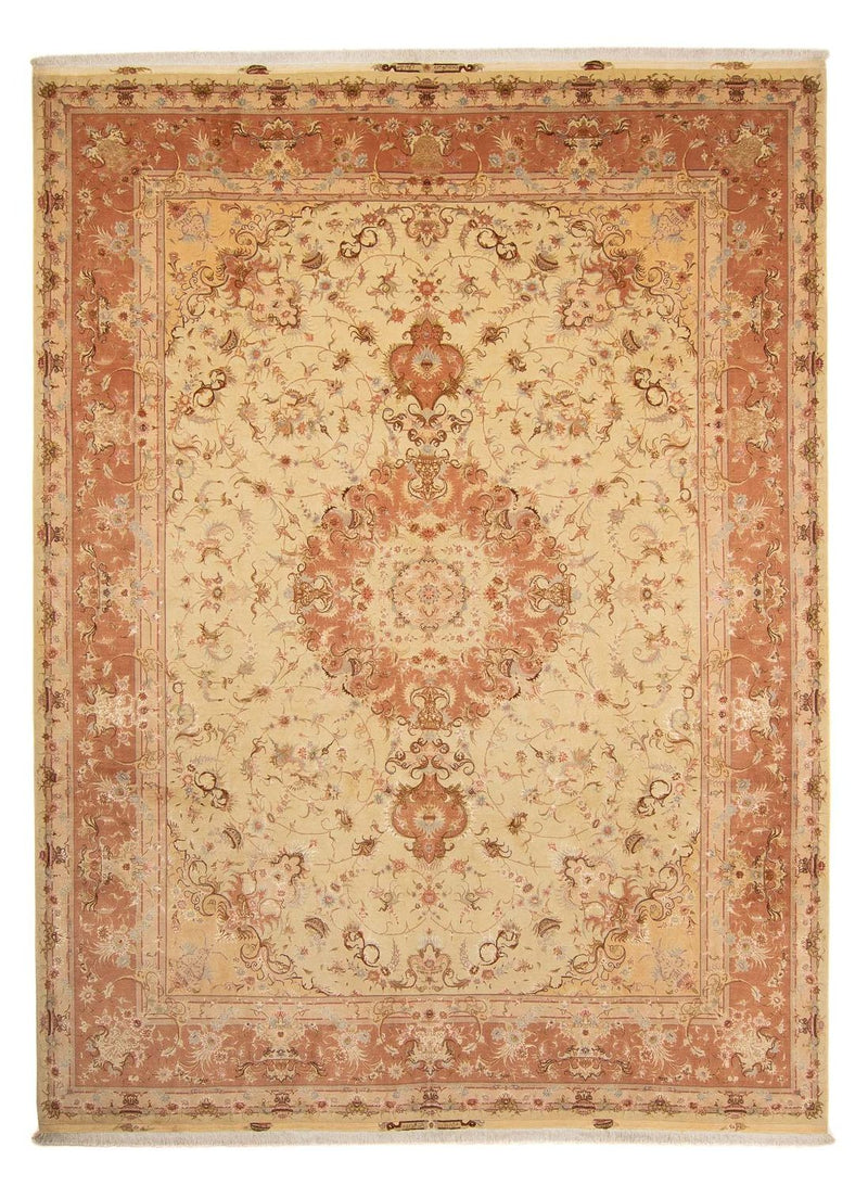 Alfombra Persa - Tabriz - Real - 400 x 303 cm - marrón claro