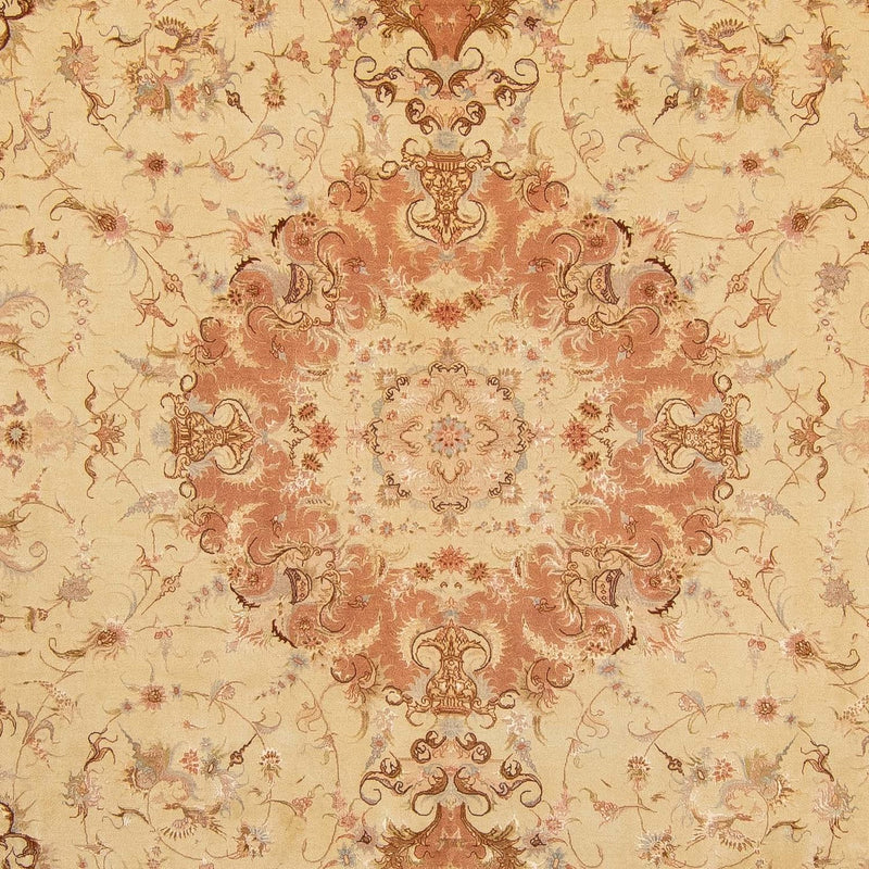 Alfombra Persa - Tabriz - Real - 400 x 303 cm - marrón claro
