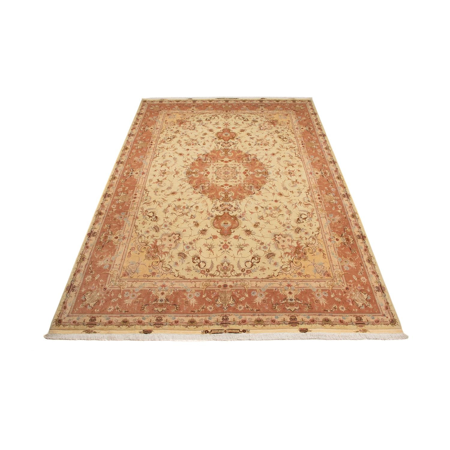 Alfombra Persa - Tabriz - Real - 400 x 303 cm - marrón claro