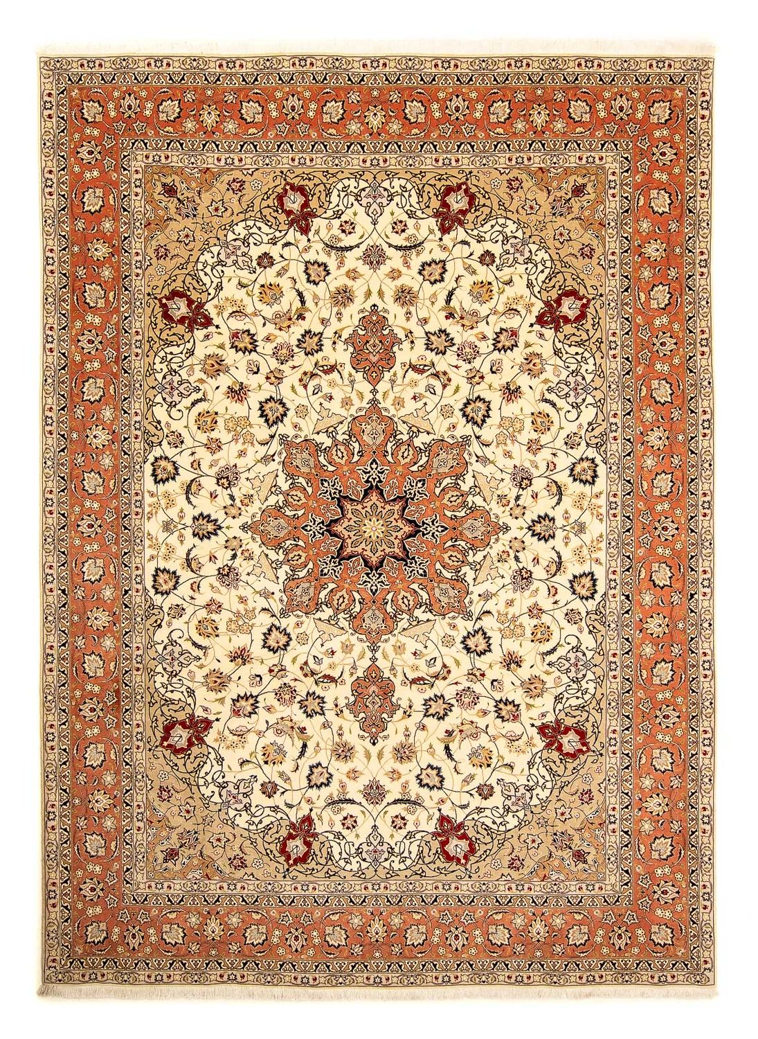 Alfombra Persa - Tabriz - Real - 345 x 253 cm - beige