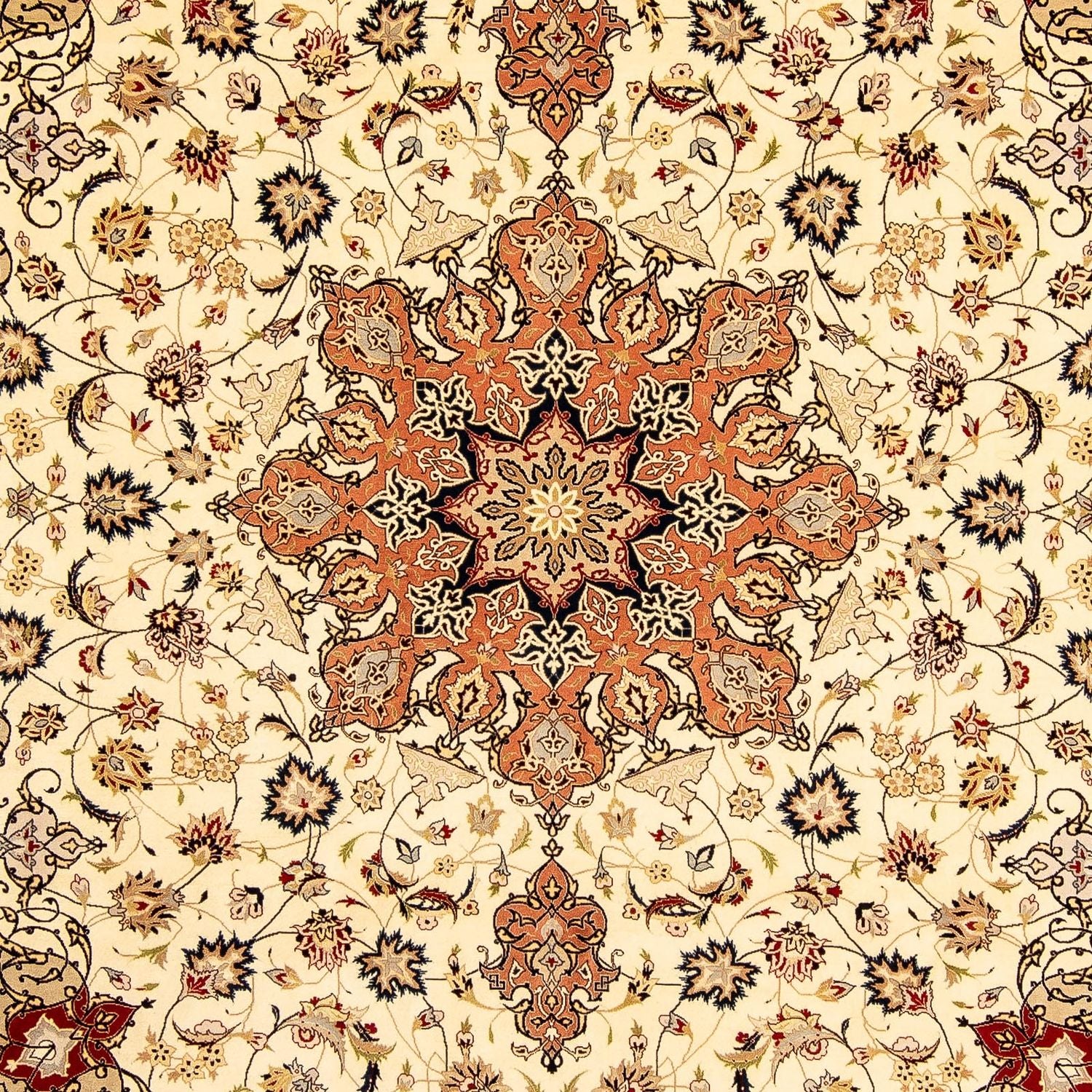 Alfombra Persa - Tabriz - Real - 345 x 253 cm - beige