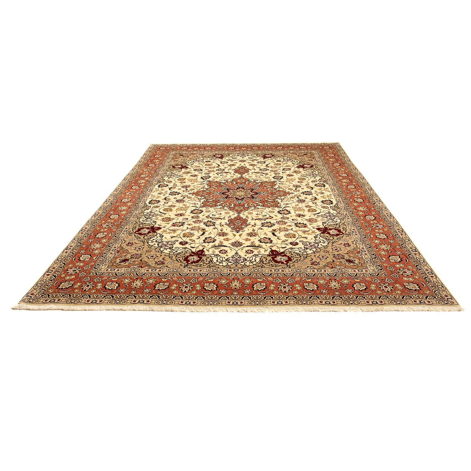 Alfombra Persa - Tabriz - Real - 345 x 253 cm - beige