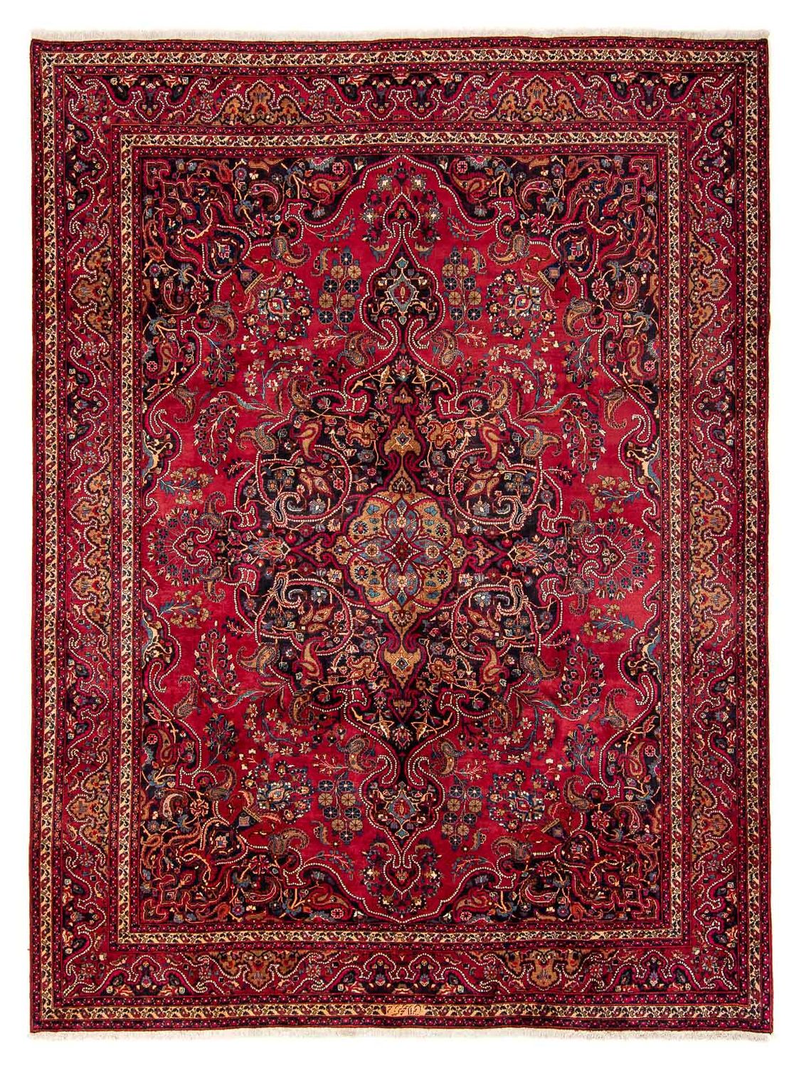 Alfombra persa - Clásica - 383 x 312 cm - rojo