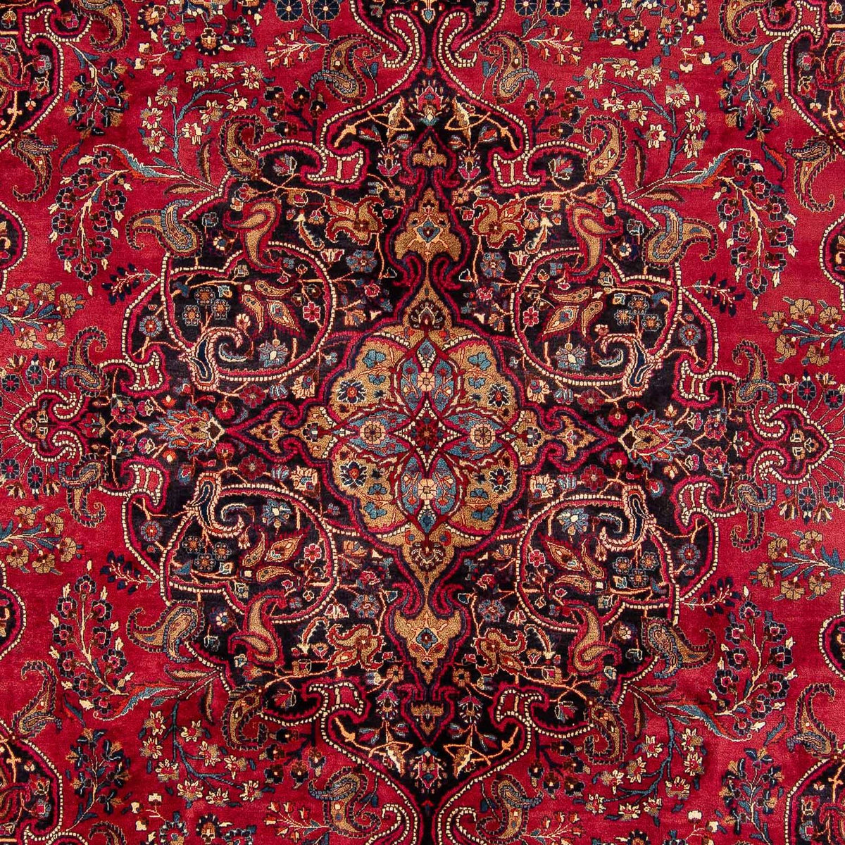 Alfombra persa - Clásica - 383 x 312 cm - rojo