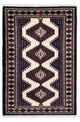 Alfombra Turkaman 139x87cm - Alfombra persa