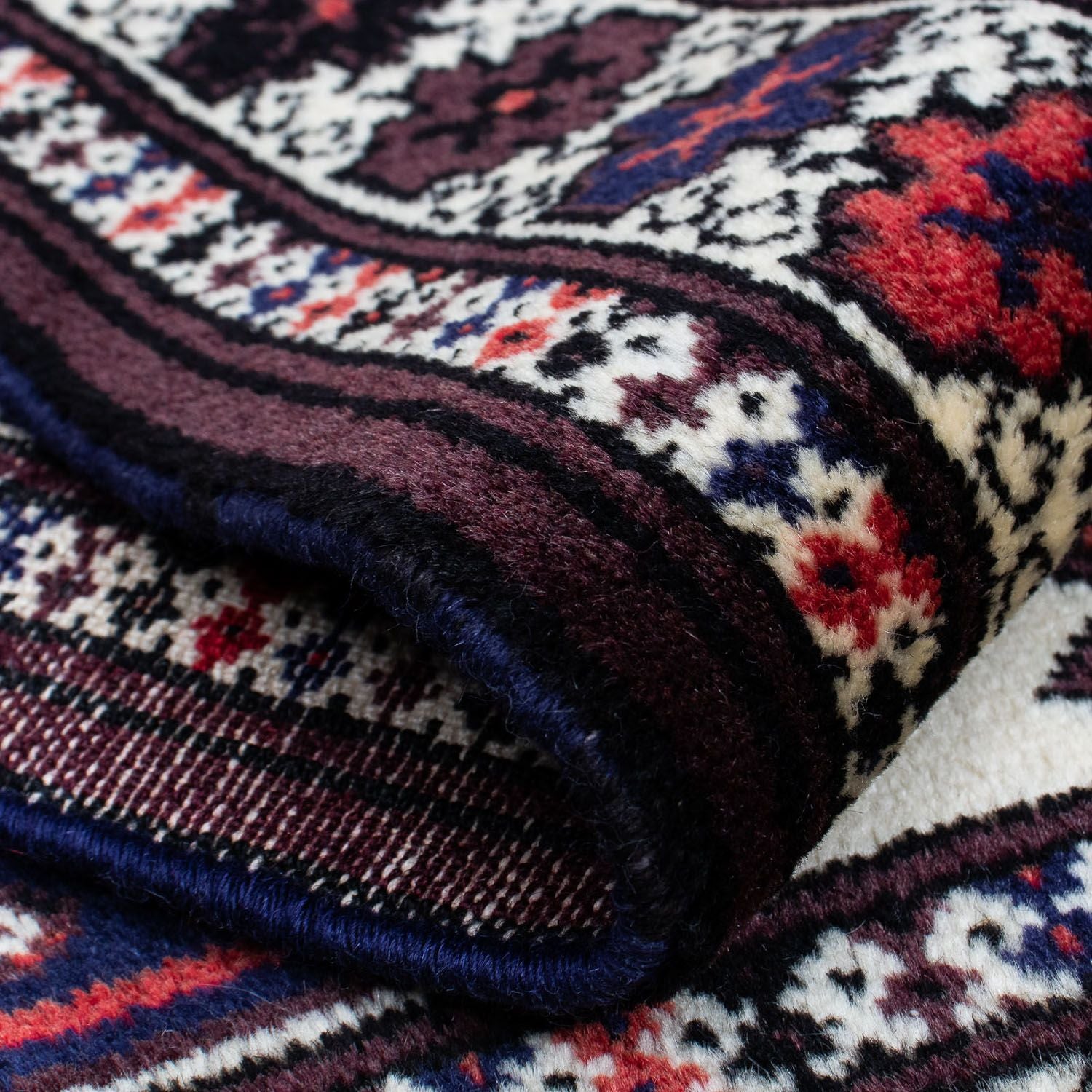 Alfombra Turkaman - 139 x 87 cm - multicolor