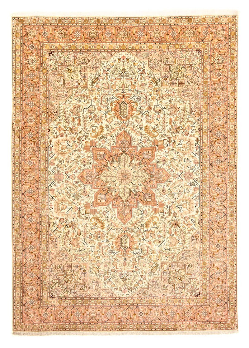 Alfombra Persa - Tabriz - Real - 346 x 249 cm - beige