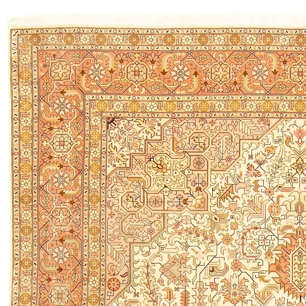 Alfombra Persa - Tabriz - Real - 346 x 249 cm - beige