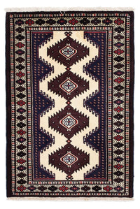 Alfombra Turkaman - 133 x 86 cm - multicolor