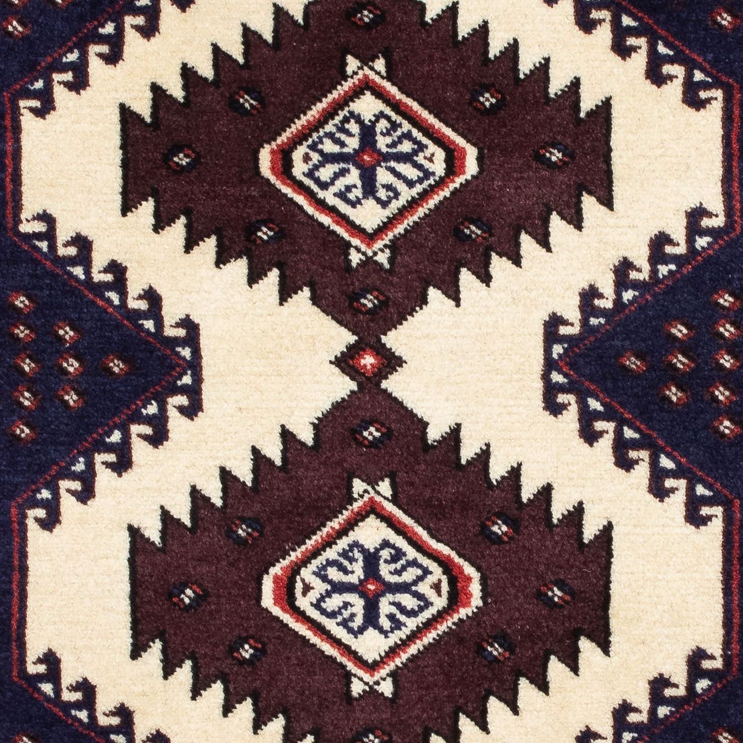 Alfombra Turkaman - 133 x 86 cm - multicolor