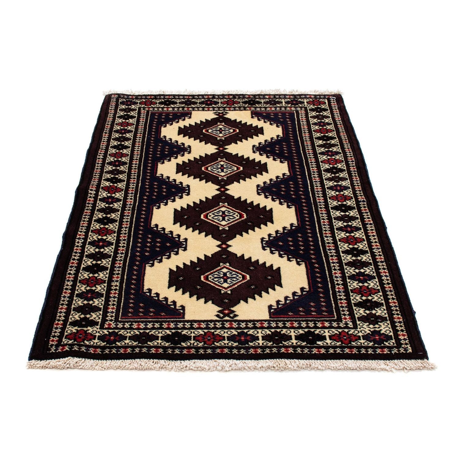 Alfombra Turkaman - 133 x 86 cm - multicolor