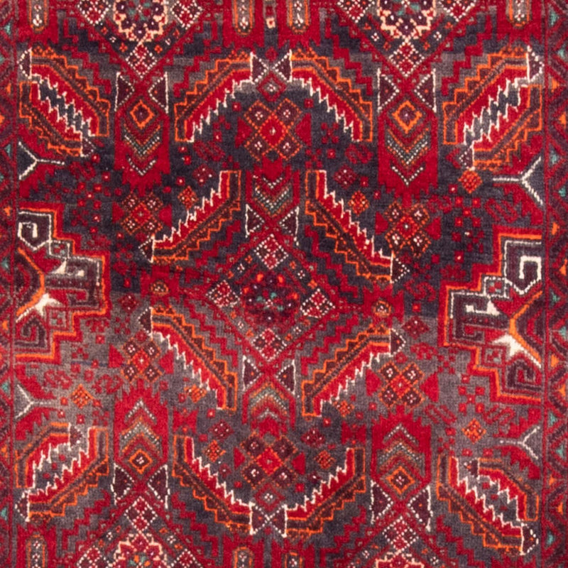 Alfombra de pasillo Alfombra Belutsch - 212 x 105 cm - rojo