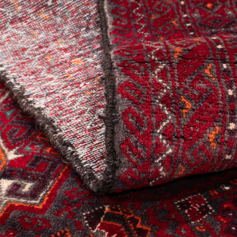 Alfombra de pasillo Alfombra Belutsch - 212 x 105 cm - rojo