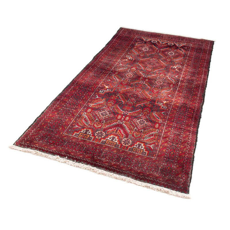 Alfombra de pasillo Alfombra Belutsch - 212 x 105 cm - rojo