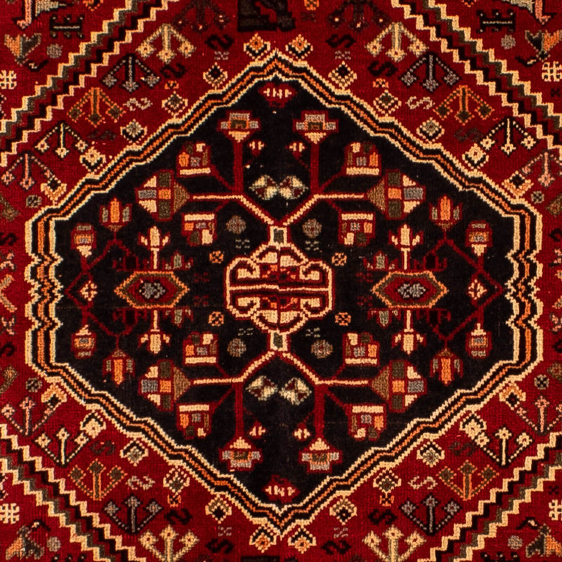 Alfombra persa - Nómada - 289 x 196 cm - rojo oscuro