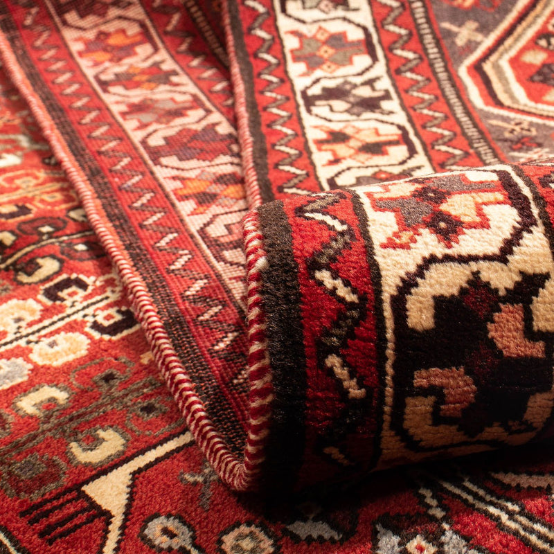 Alfombra persa - Nómada - 289 x 196 cm - rojo oscuro