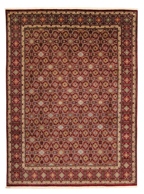 Alfombra Persa - Tabriz - Real - 404 x 300 cm - rojo oscuro