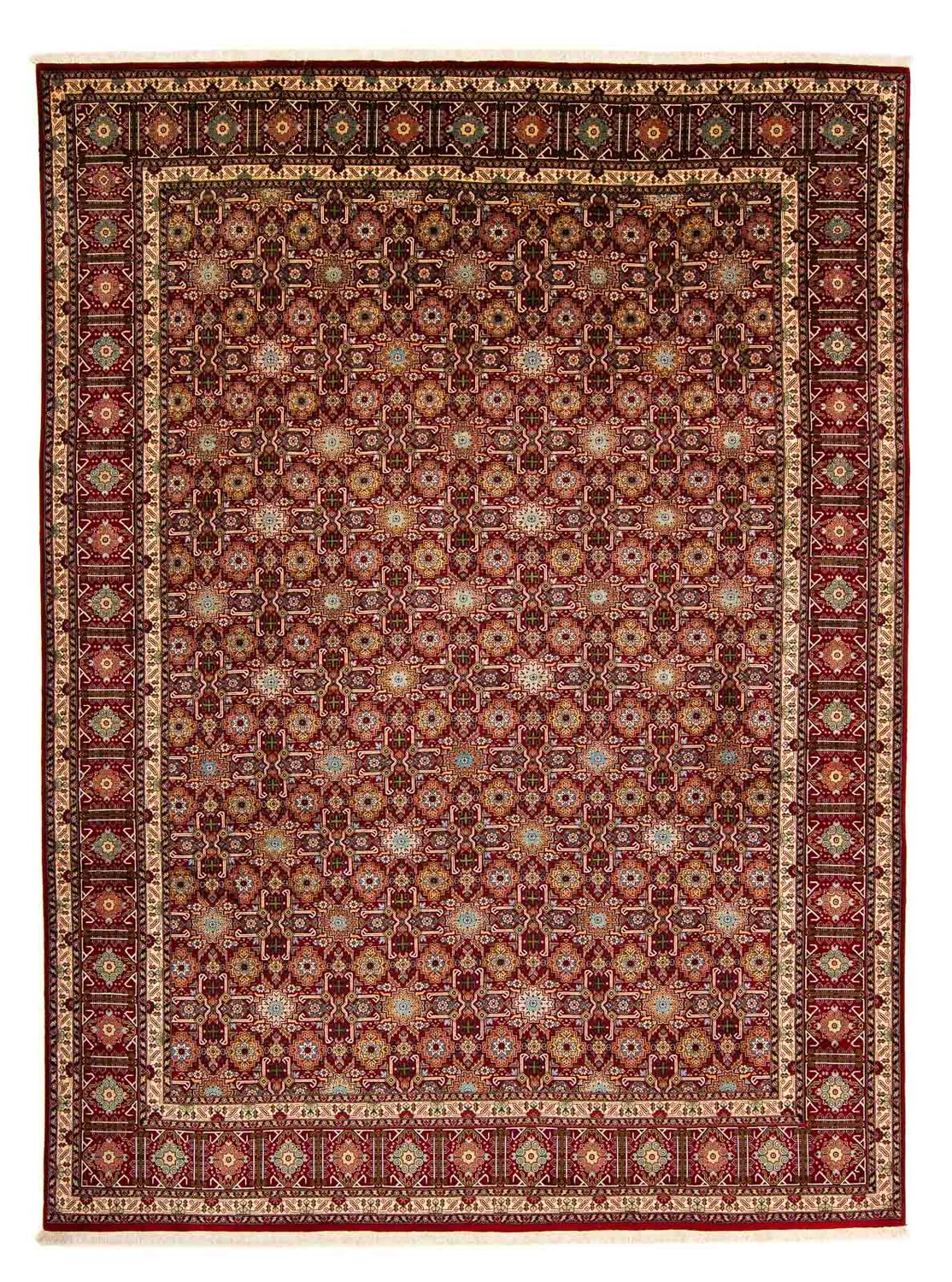 Alfombra Persa - Tabriz - Real - 404 x 300 cm - rojo oscuro