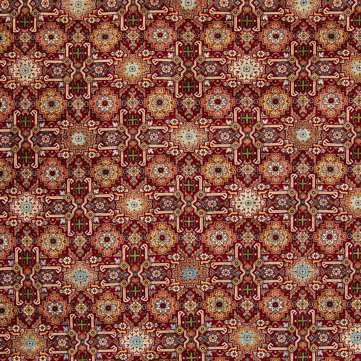 Alfombra Persa - Tabriz - Real - 404 x 300 cm - rojo oscuro