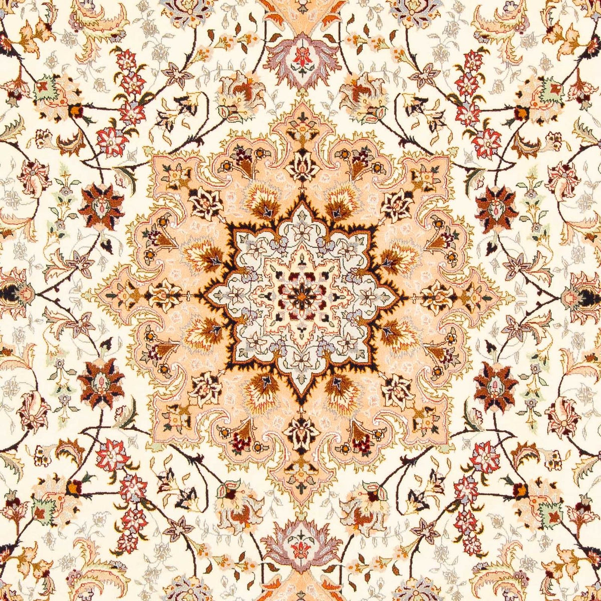 Alfombra Persa - Tabriz - Real - 292 x 198 cm - beige