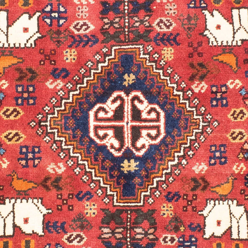 Alfombra persa - Nómada - 140 x 97 cm - rojo