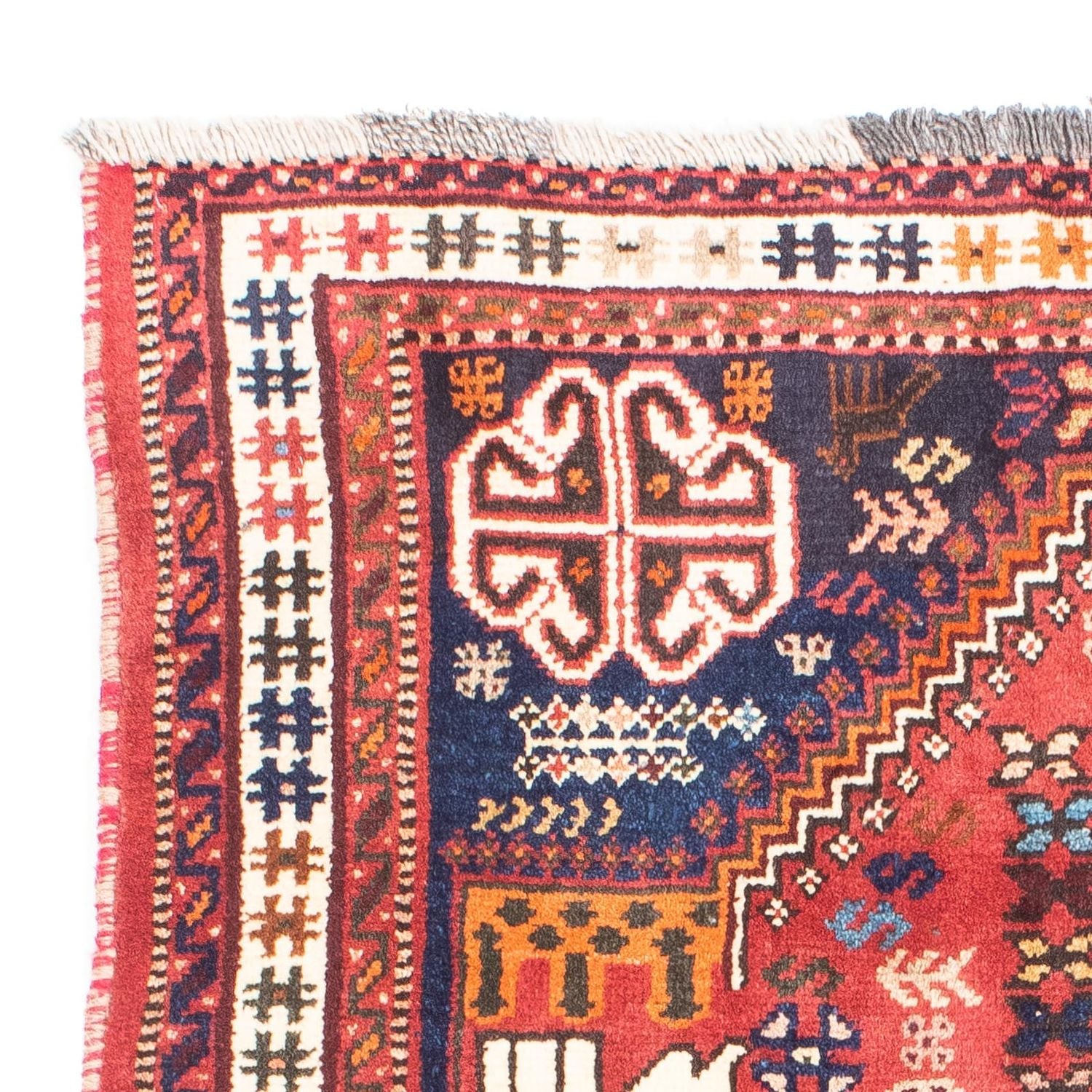 Alfombra persa - Nómada - 140 x 97 cm - rojo