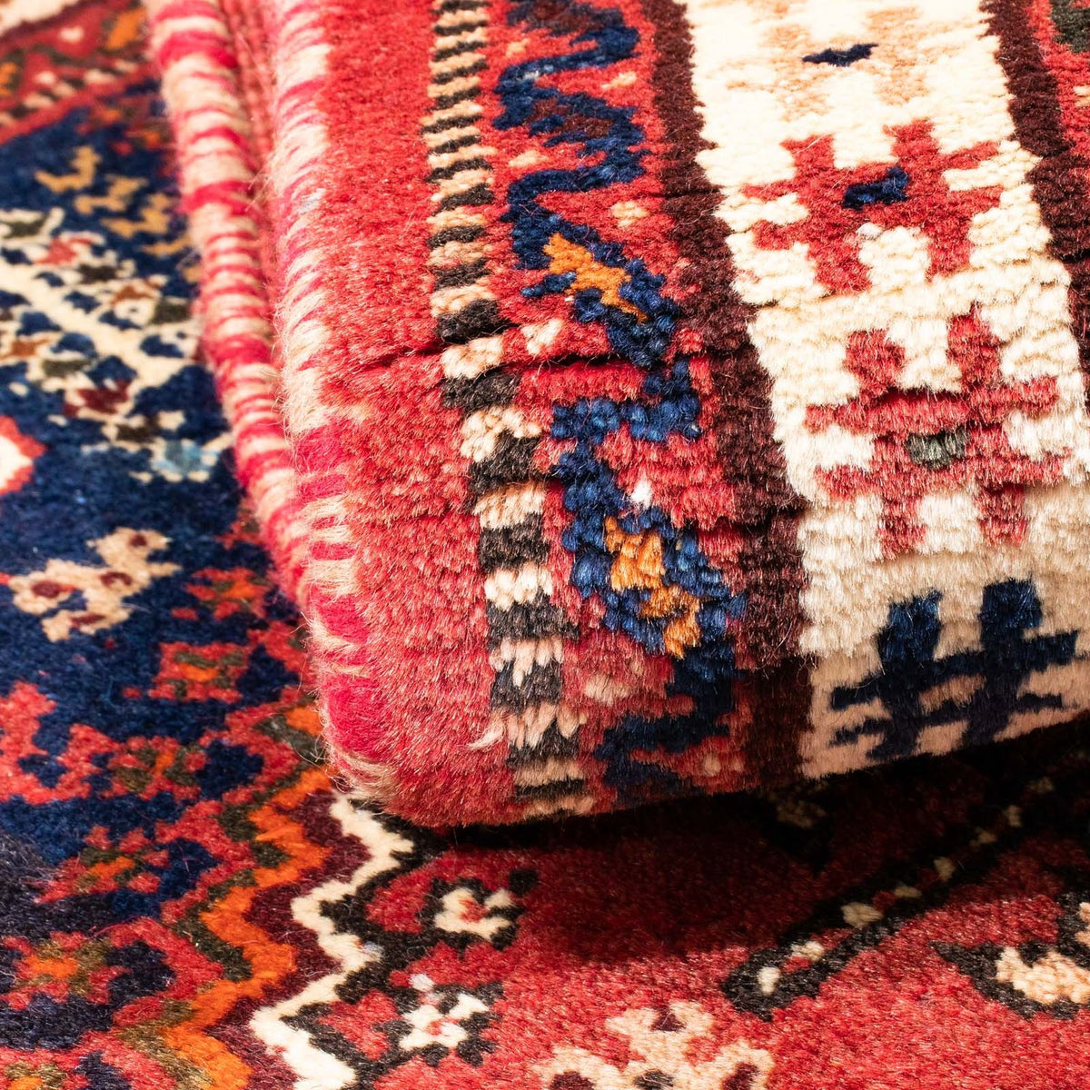 Alfombra persa - Nómada - 140 x 97 cm - rojo