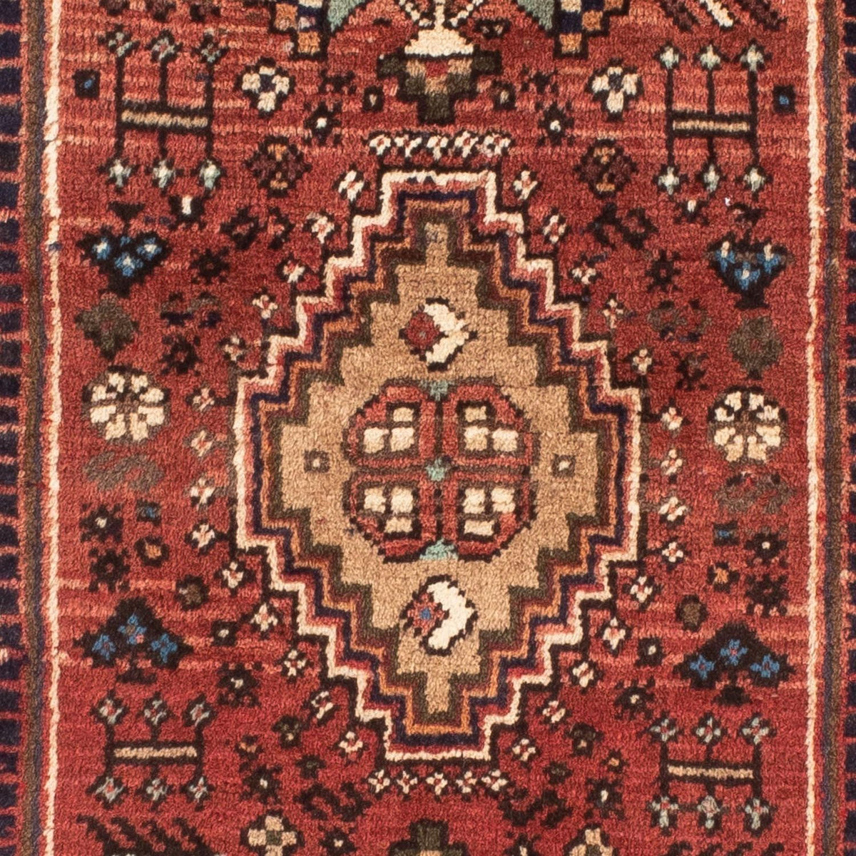 Alfombra de pasillo Alfombra persa - Nómada - 175 x 67 cm - marrón