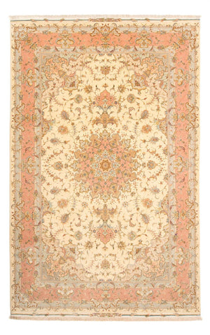 Alfombra Persa - Tabriz - Real - 306 x 202 cm - beige