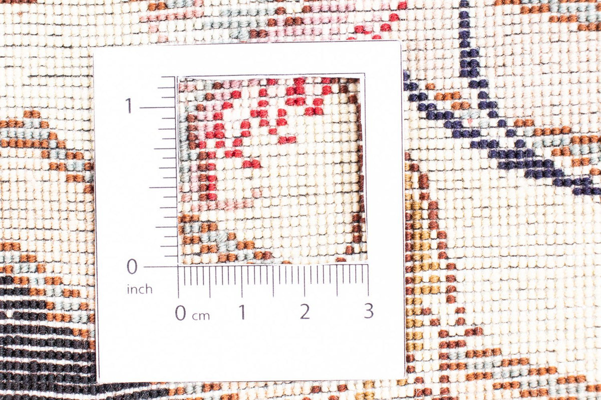 Alfombra Persa - Tabriz - Real redondo  - 208 x 208 cm - azul oscuro