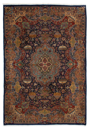 Alfombra persa - Clásica - 288 x 200 cm - azul oscuro