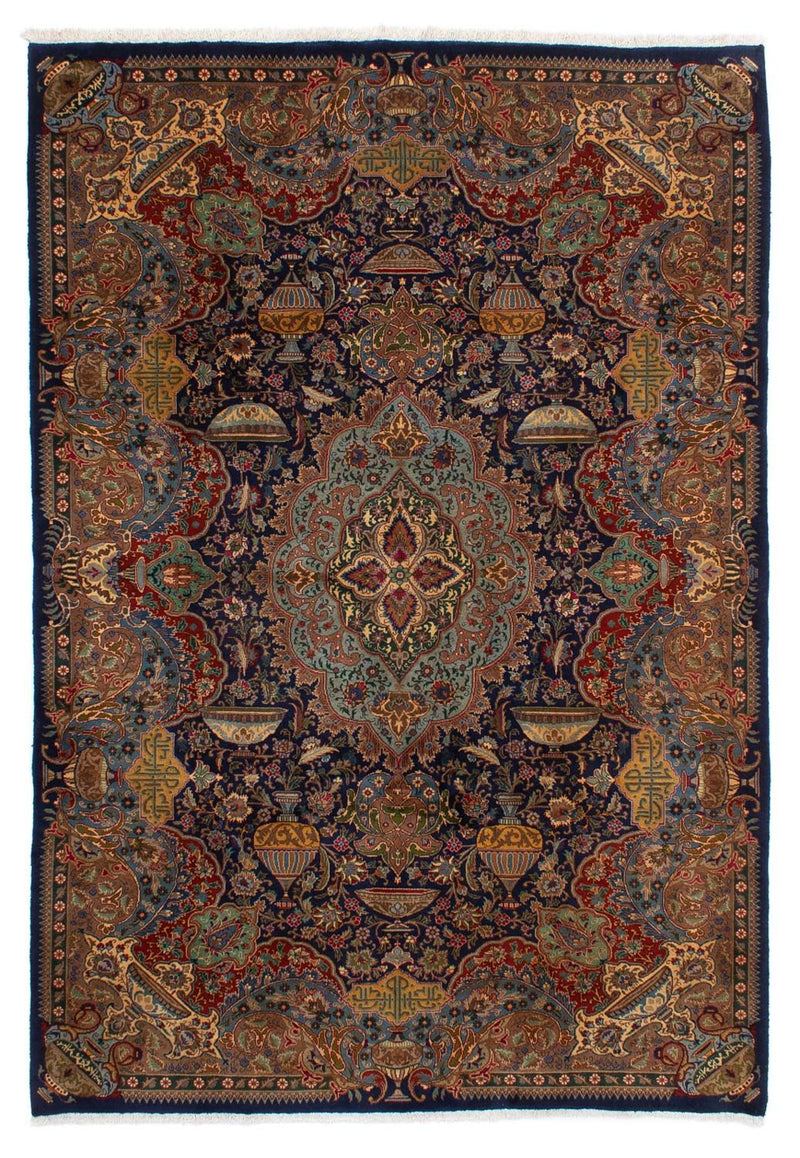 Alfombra persa - Clásica - 288 x 200 cm - azul oscuro