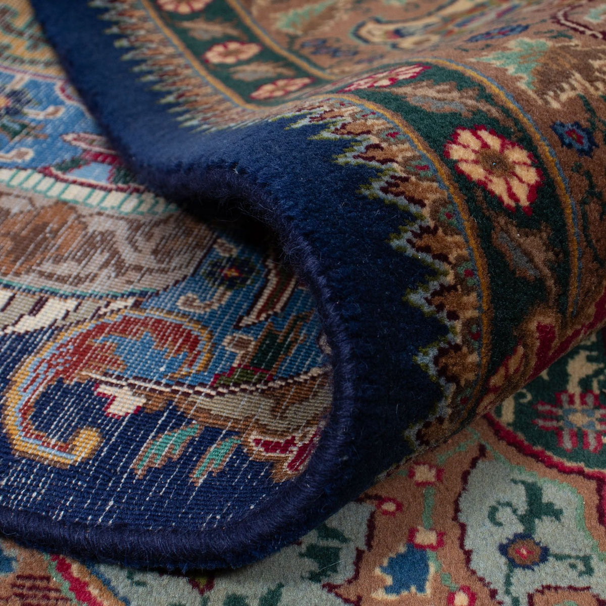 Alfombra persa - Clásica - 288 x 200 cm - azul oscuro