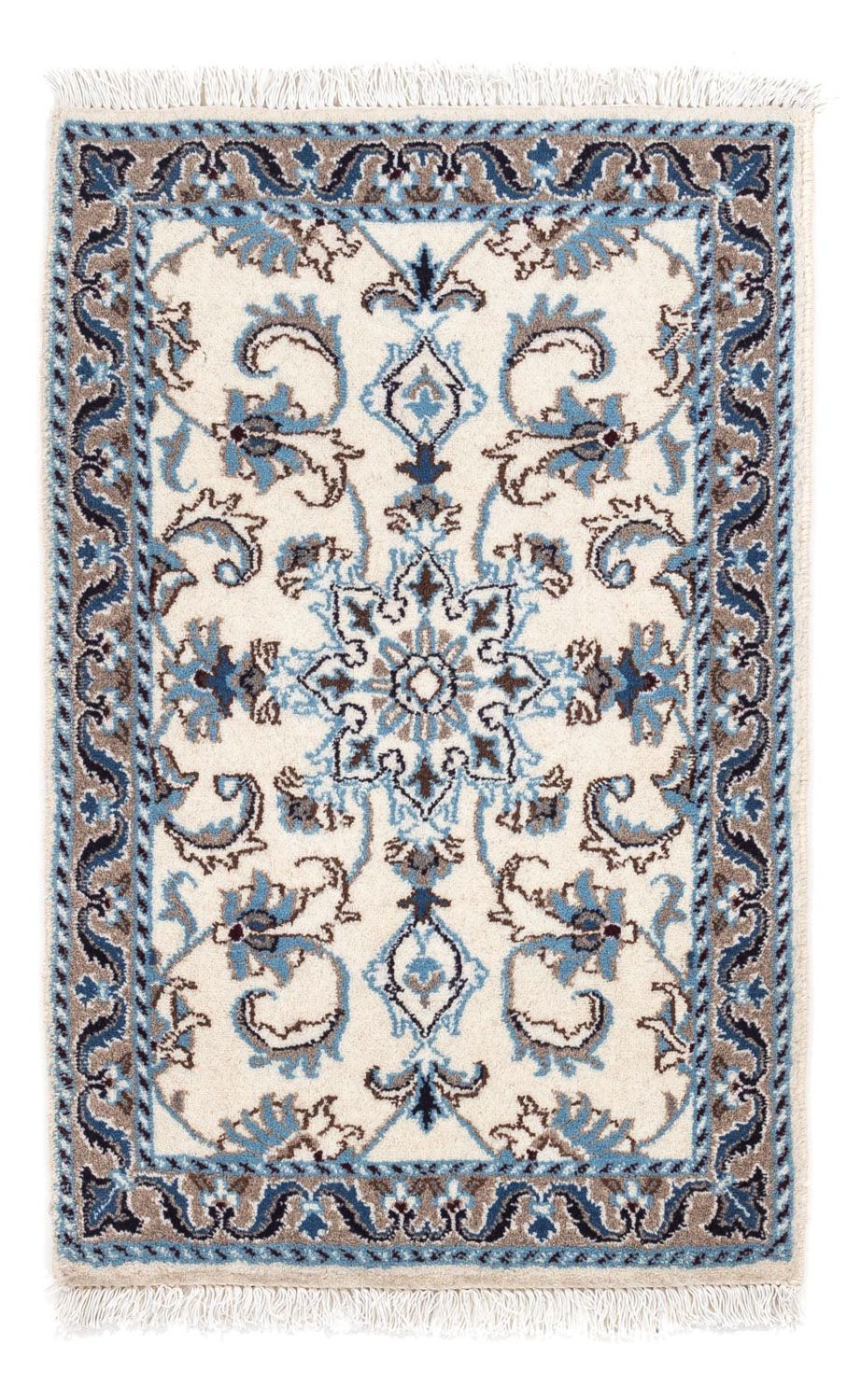Alfombra persa - Nain - 90 x 60 cm - beige