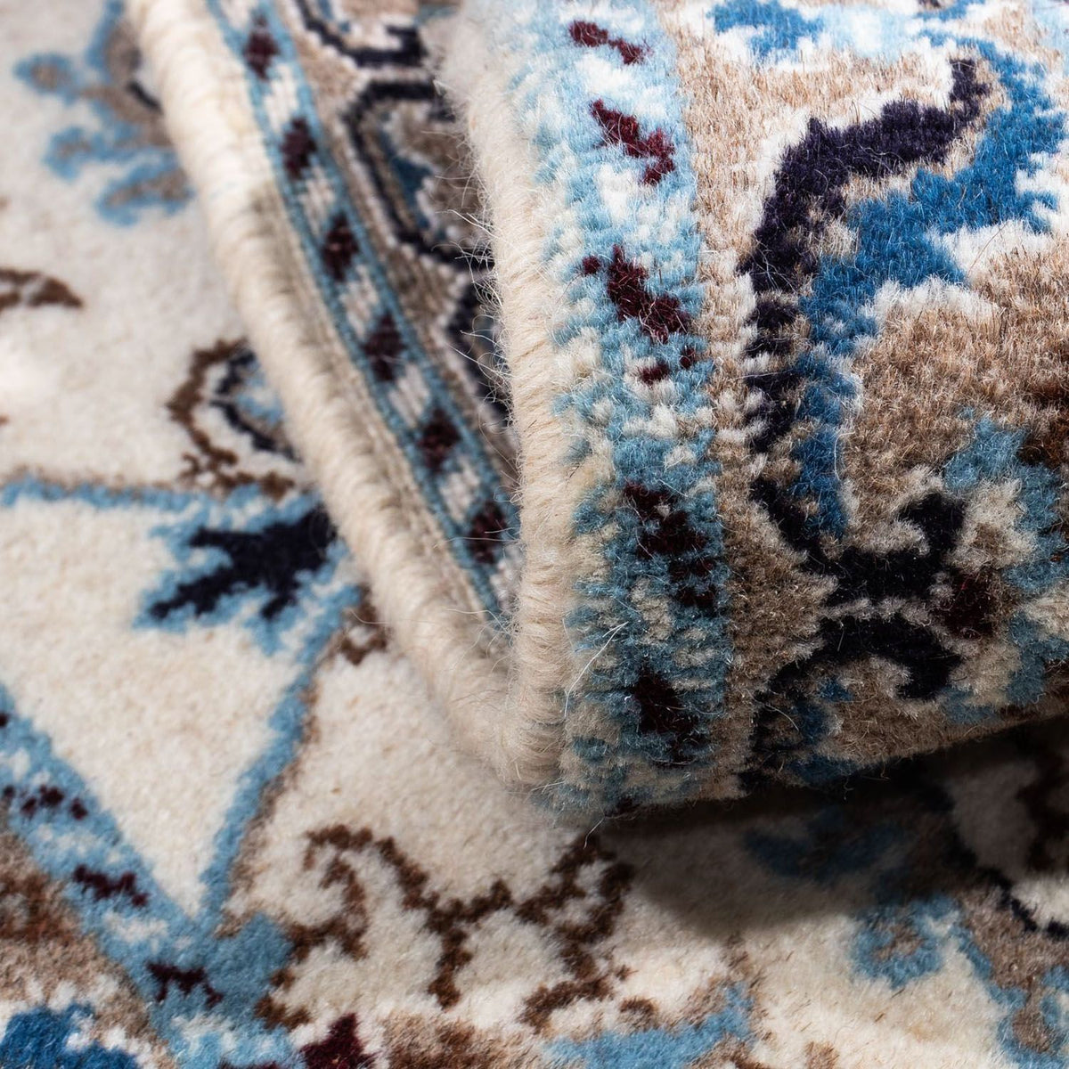 Alfombra persa - Nain - 90 x 60 cm - beige