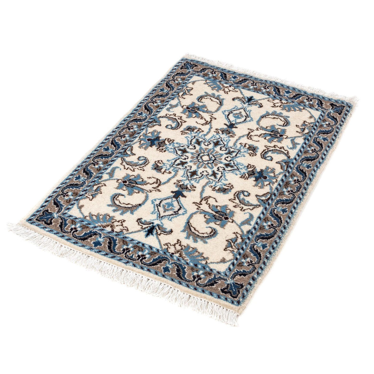 Alfombra persa - Nain - 90 x 60 cm - beige