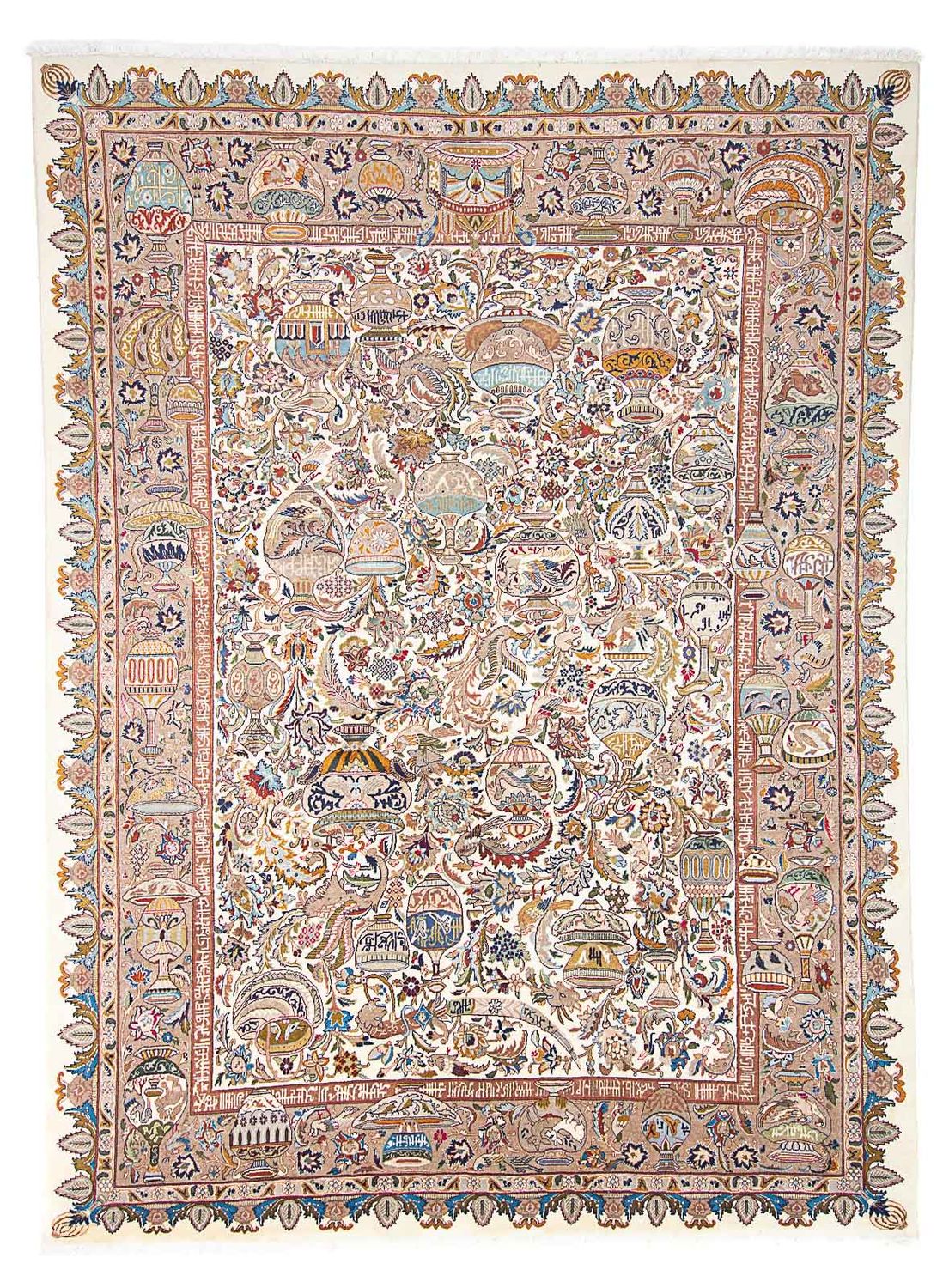 Alfombra persa - Clásica - 396 x 298 cm - beige