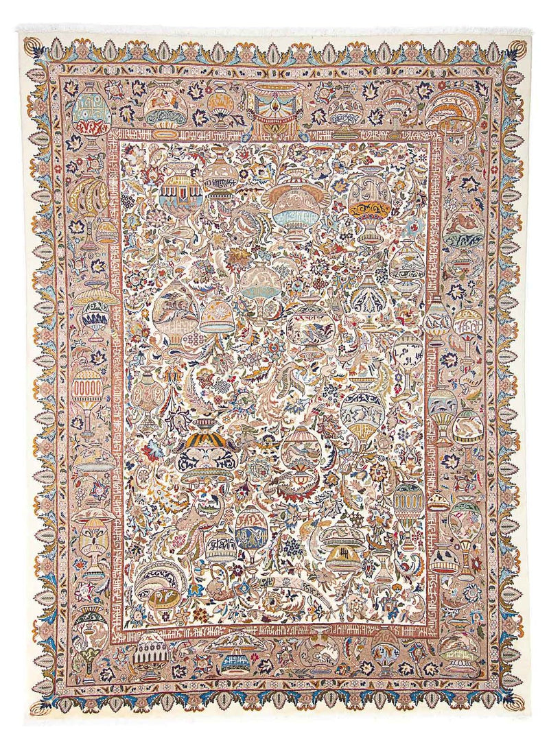 Alfombra persa - Clásica - 396 x 298 cm - beige