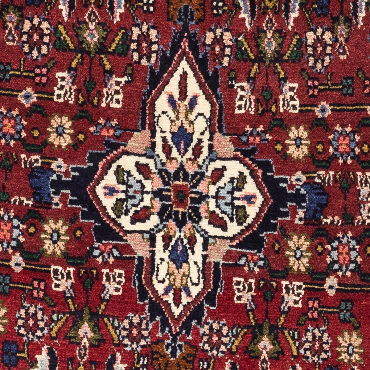 Alfombra persa - Nómada - 130 x 83 cm - rojo oscuro