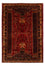 Alfombra persa - Nómada - 291 x 196 cm - rojo oscuro