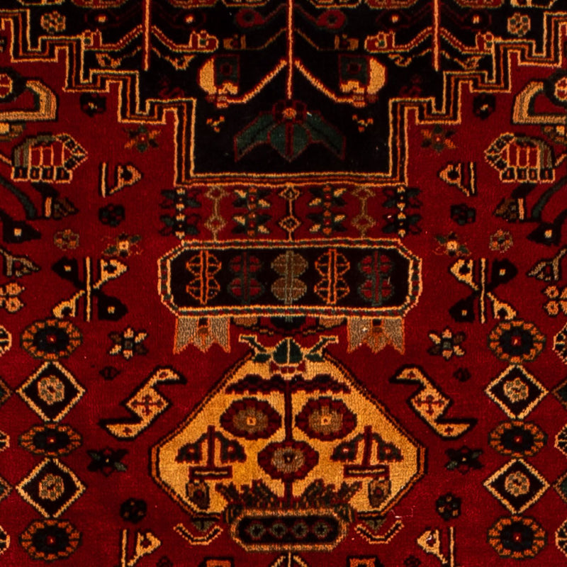 Alfombra persa - Nómada - 291 x 196 cm - rojo oscuro