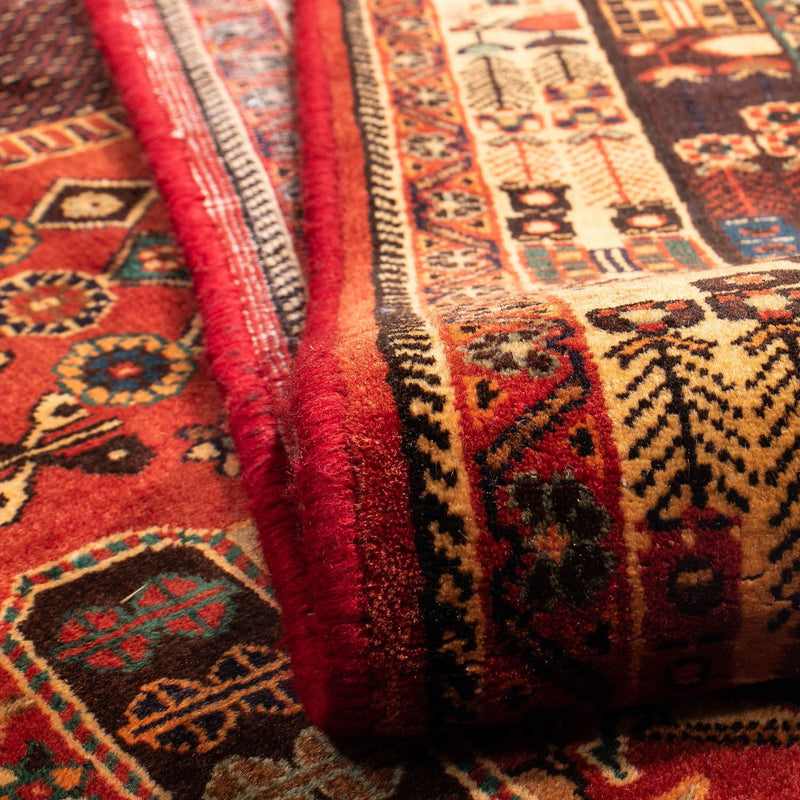 Alfombra persa - Nómada - 291 x 196 cm - rojo oscuro
