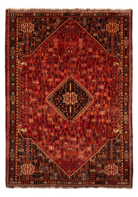 Alfombra persa - Nómada - 288 x 203 cm - rojo oscuro