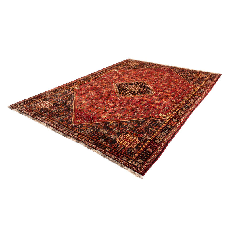 Alfombra persa - Nómada - 288 x 203 cm - rojo oscuro