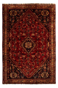 Alfombra persa - Nómada - 294 x 190 cm - rojo oscuro