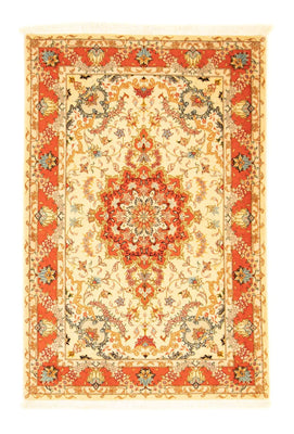 Alfombra Persa - Tabriz - Real - 152 x 100 cm - beige
