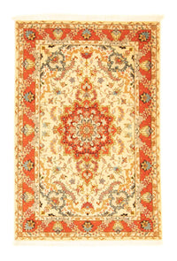 Alfombra Persa - Tabriz - Real - 152 x 100 cm - beige
