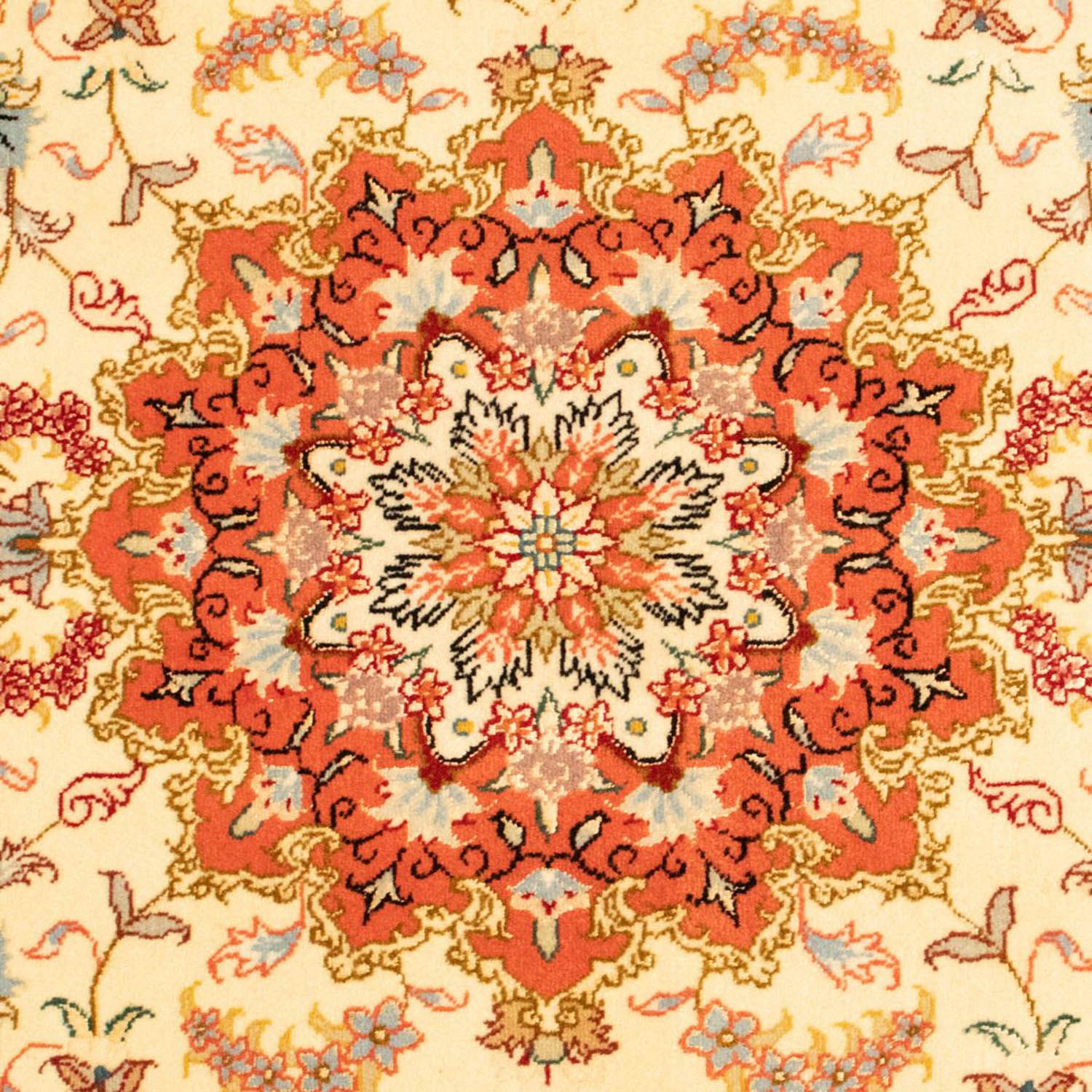 Alfombra Persa - Tabriz - Real - 152 x 100 cm - beige