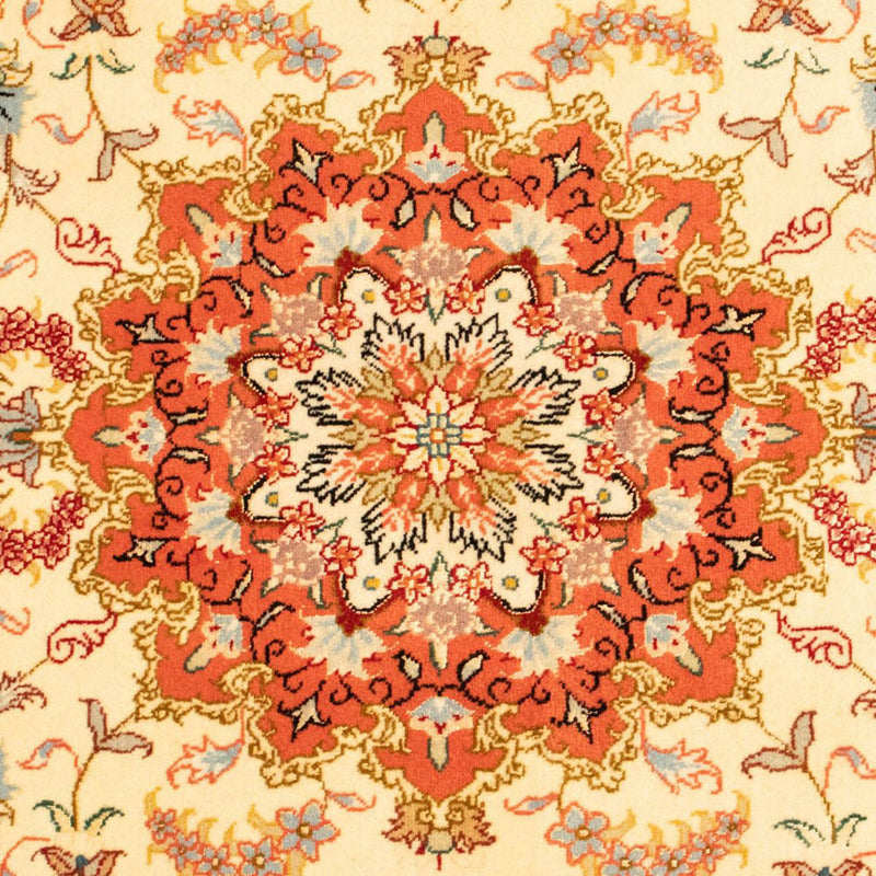 Alfombra Persa - Tabriz - Real - 152 x 100 cm - beige
