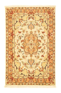 Alfombra Persa - Tabriz - Real - 154 x 101 cm - beige